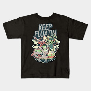 keep floatin Kids T-Shirt